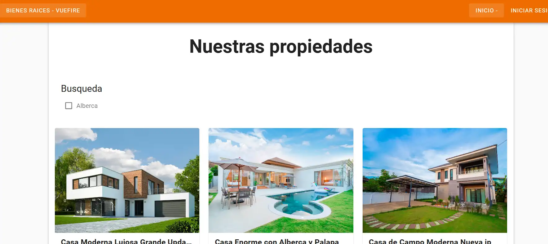 Bienes Raices